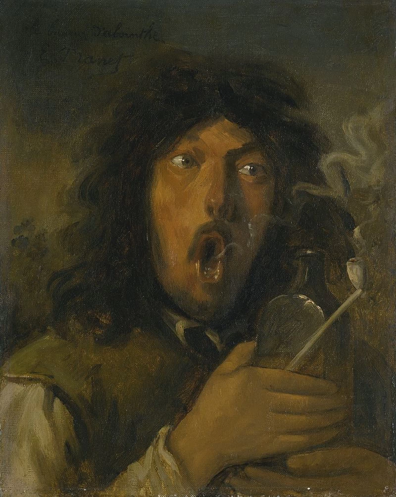  137-Édouard Manet, Il fumatore, 1858 
